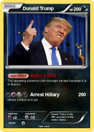 Pokemon Donald Trump