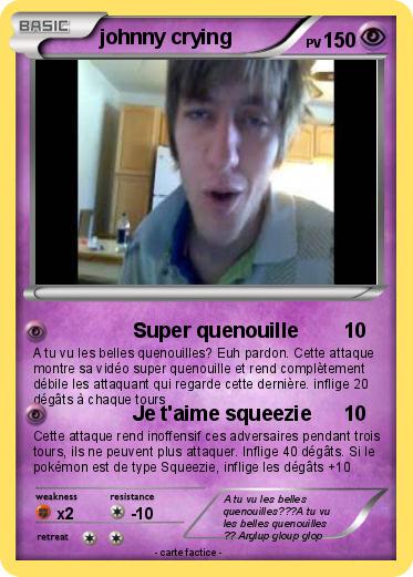 Pokemon johnny crying