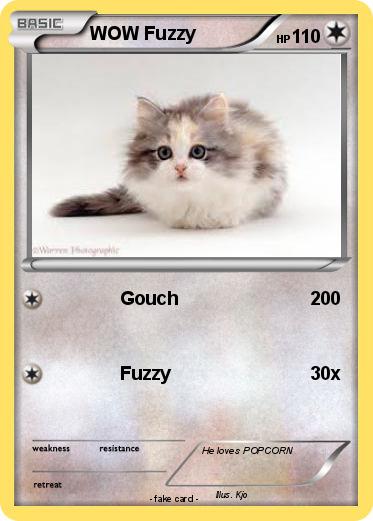 Pokemon WOW Fuzzy