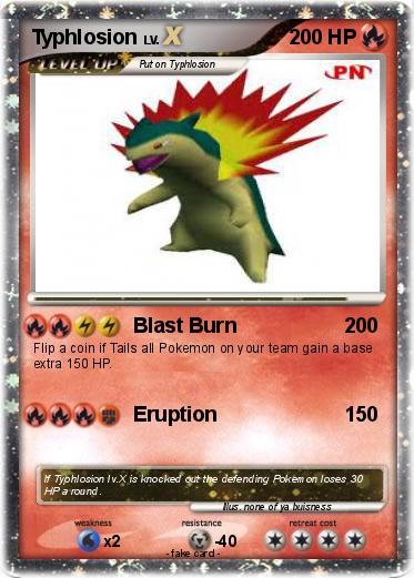 Pokemon Typhlosion