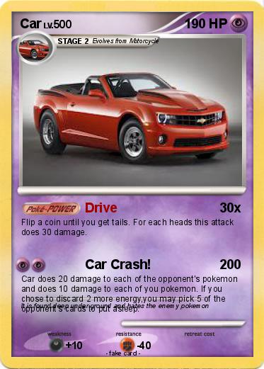 Pokemon Car