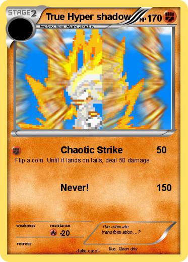 Pokemon True Hyper shadow