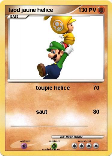 Pokemon taod jaune helice