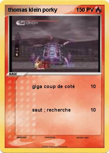 Pokemon thomas klein porky