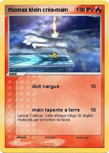 Pokemon thomas klein créa-main