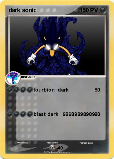Pokemon dark sonic