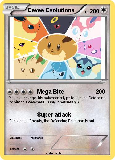 Pokemon Eevee Evolutions