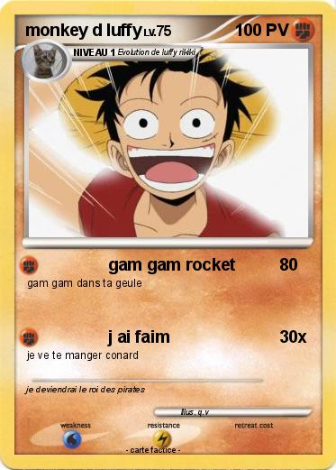 Pokemon monkey d luffy