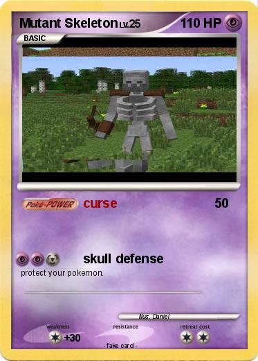Pokemon Mutant Skeleton