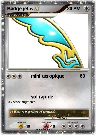 Pokemon Badge jet