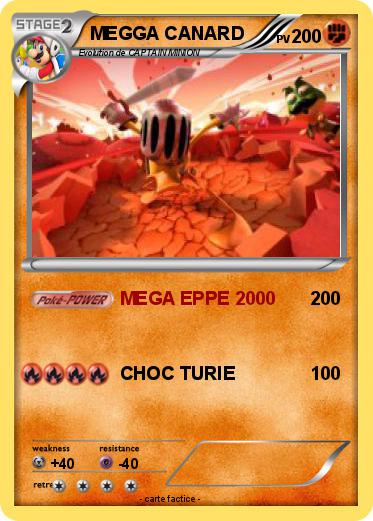 Pokemon MEGGA CANARD