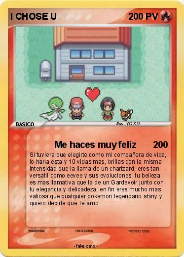 Pokemon I CHOSE U