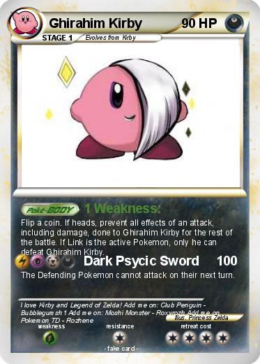 Pokemon Ghirahim Kirby