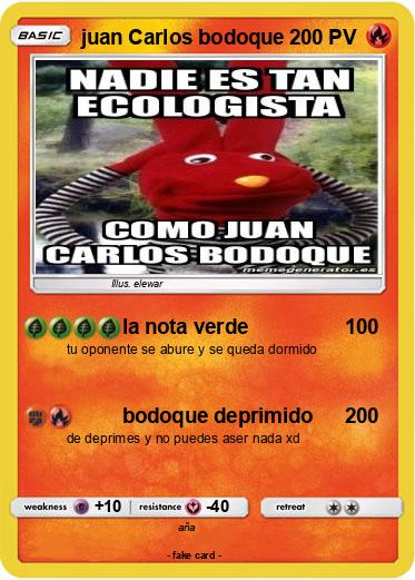 Pokemon juan Carlos bodoque