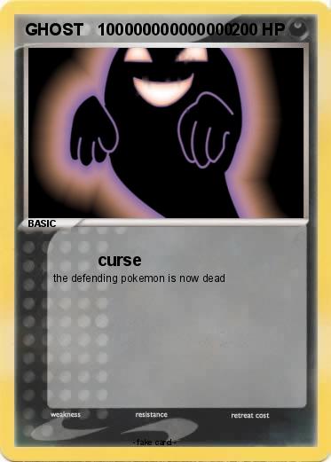 Pokemon GHOST   100000000000000
