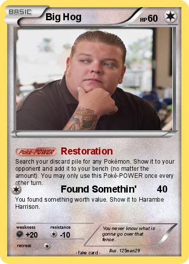 Pokemon Big Hog