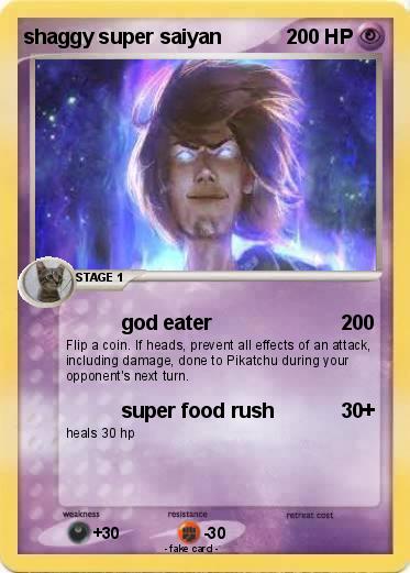 Pokemon shaggy super saiyan