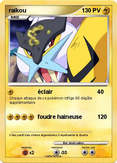 Pokemon raikou