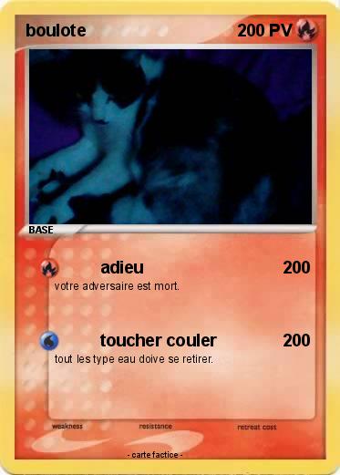 Pokemon boulote