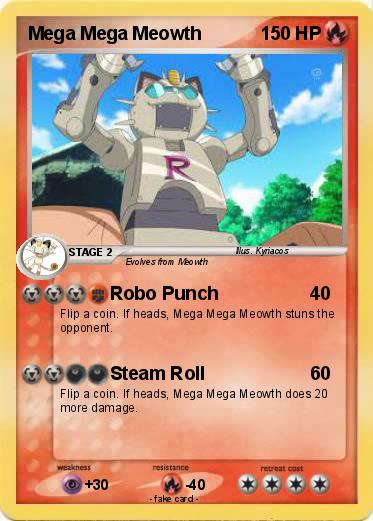 Pokemon Mega Mega Meowth