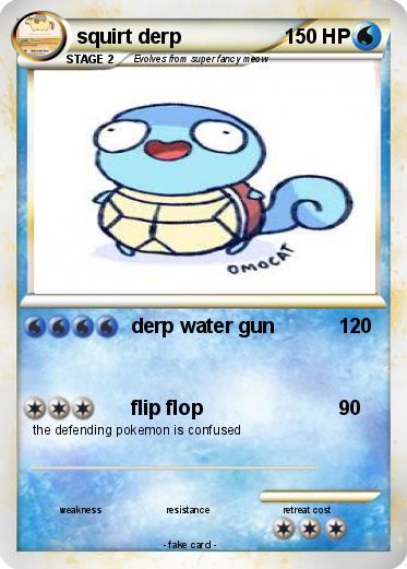 Pokemon squirt derp