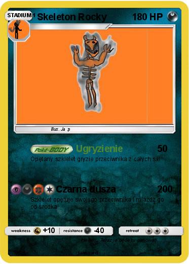 Pokemon Skeleton Rocky