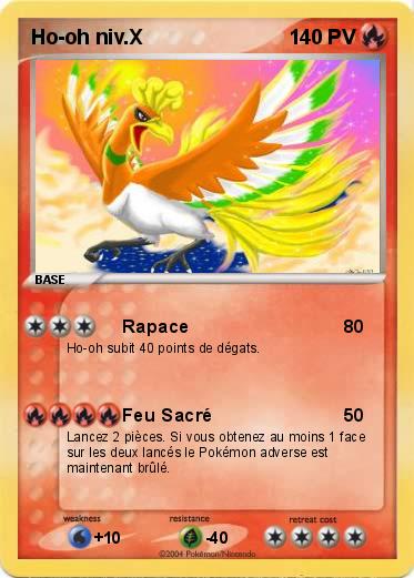 Pokemon Ho-oh niv.X