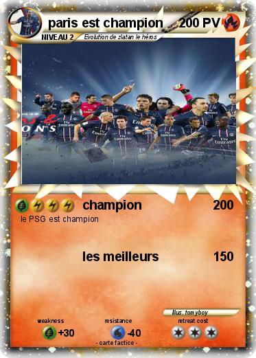 Pokemon paris est champion