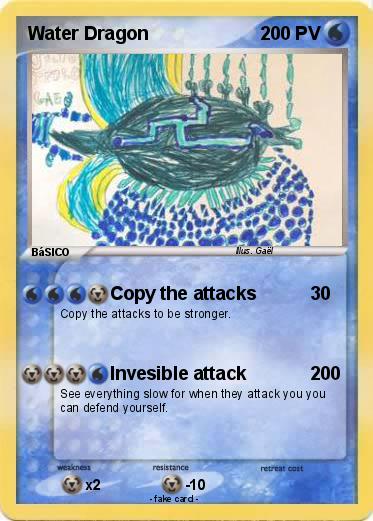 Pokemon Water Dragon