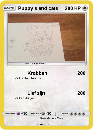 Pokemon Puppy s and cats