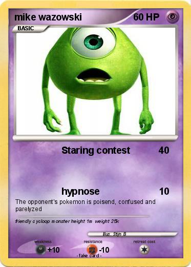 Pokemon mike wazowski