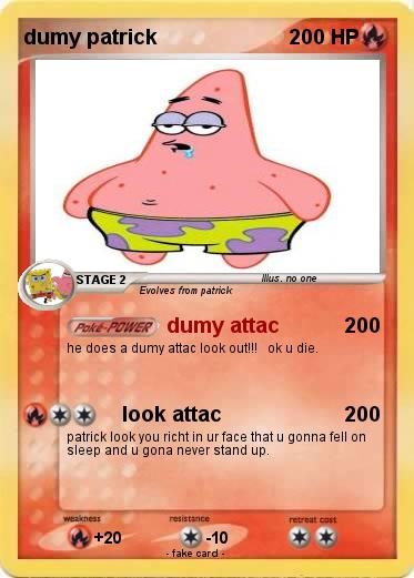 Pokemon dumy patrick