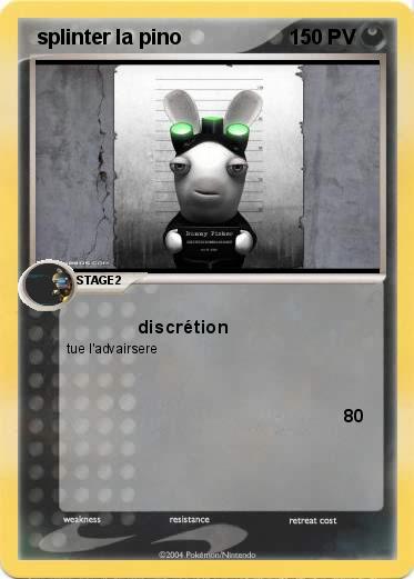 Pokemon  splinter la pino 