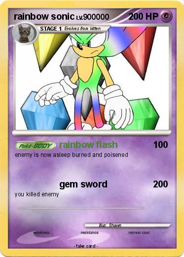Pokemon rainbow sonic
