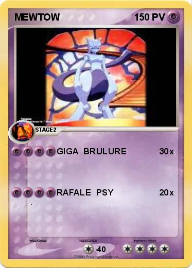 Pokemon MEWTOW