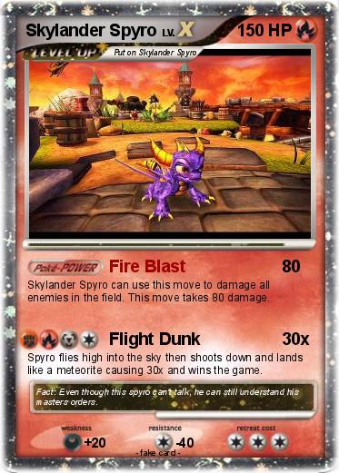 Pokemon Skylander Spyro