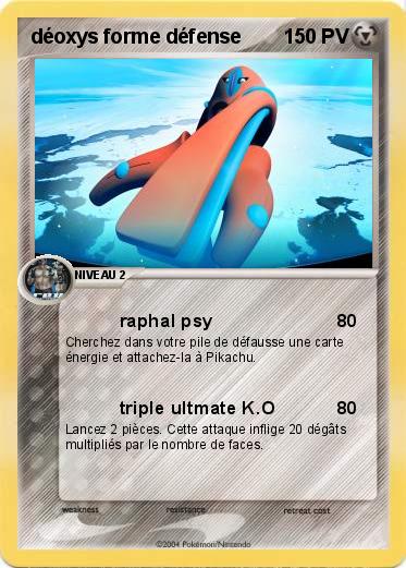 Pokemon déoxys forme défense