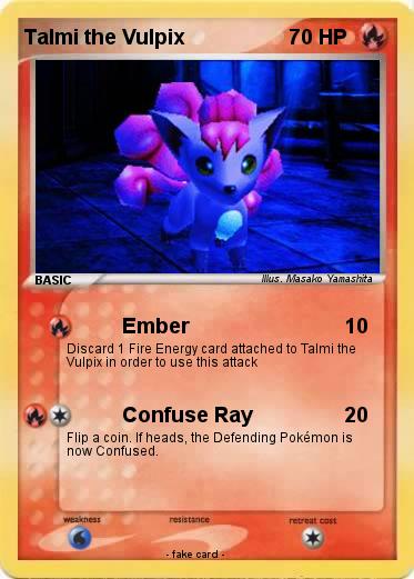 Pokemon Talmi the Vulpix