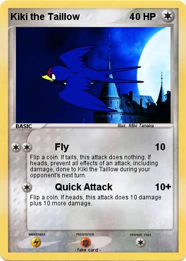 Pokemon Kiki the Taillow