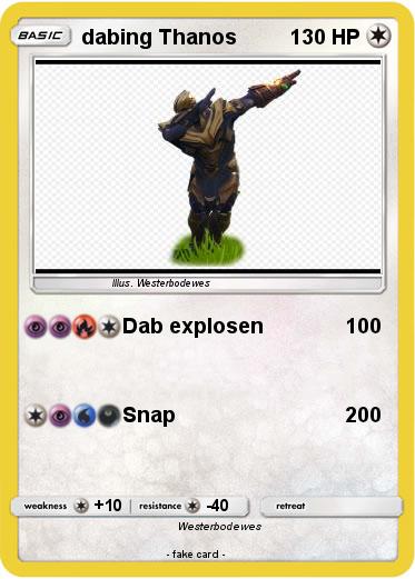 Pokemon dabing Thanos