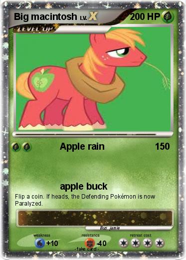 Pokemon Big macintosh