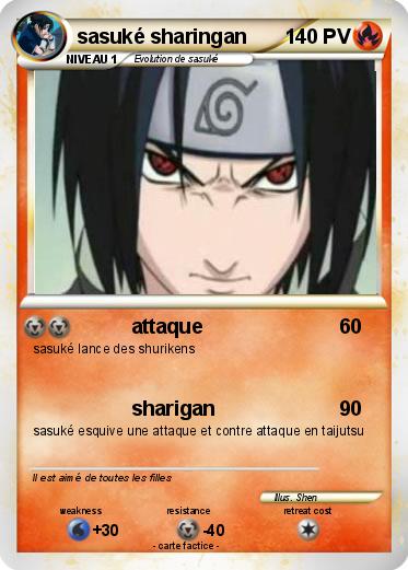 Pokemon sasuké sharingan