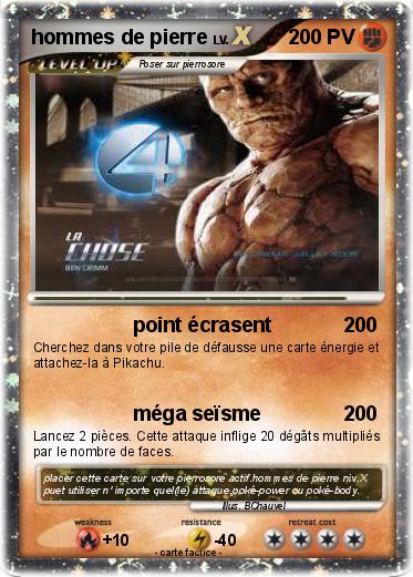 Pokemon hommes de pierre