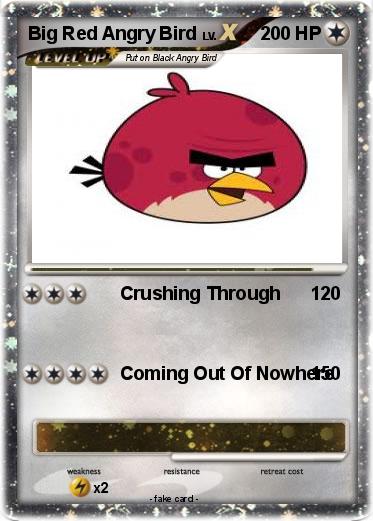 Pokemon Big Red Angry Bird