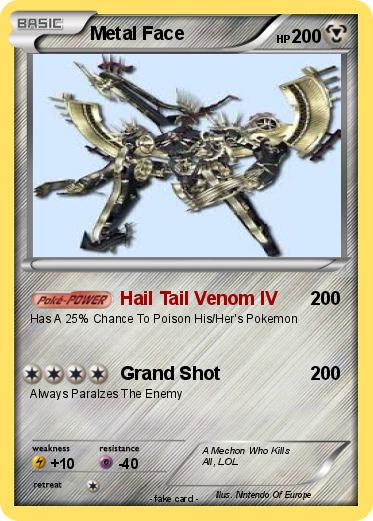 Pokemon Metal Face
