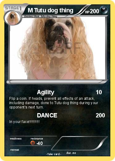 Pokemon M Tutu dog thing