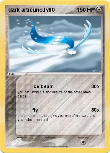Pokemon dark articuno.lv80