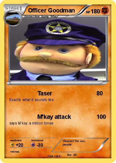 Pokemon Officer Goodman