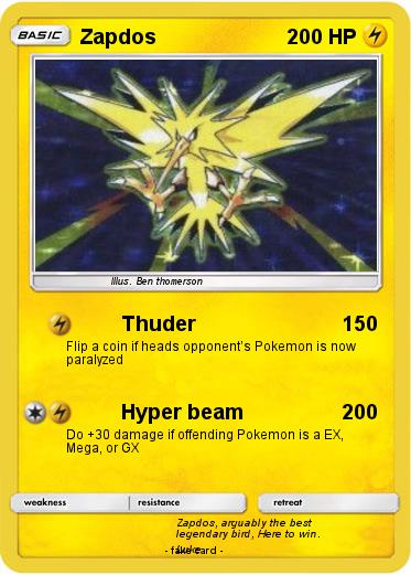 Pokemon Zapdos