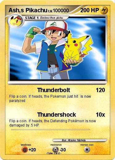 Pokemon Ash,s Pikachu
